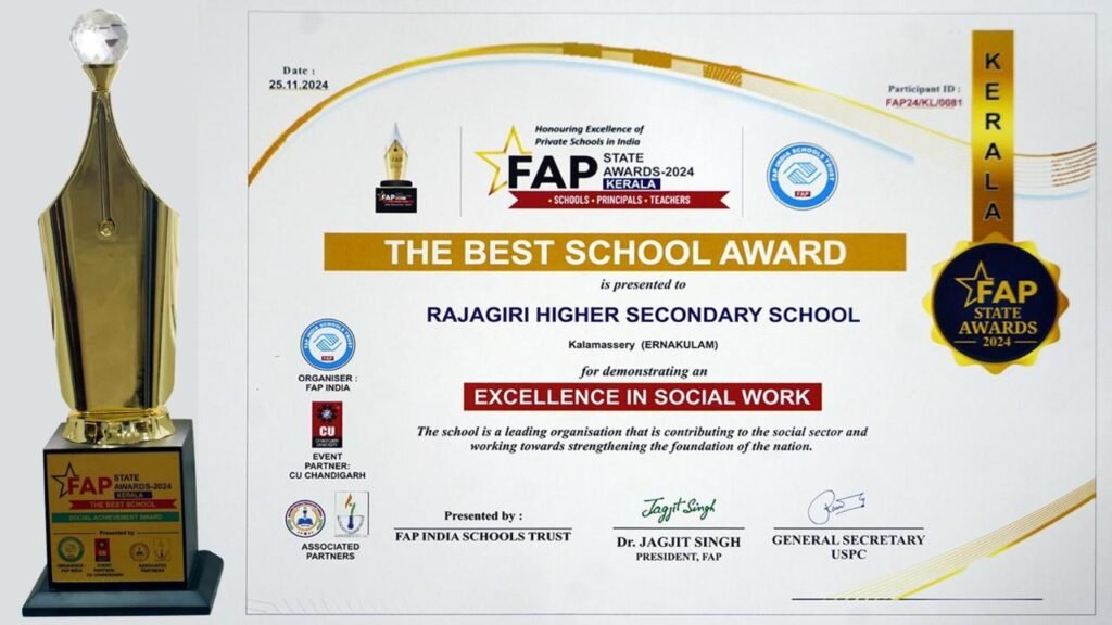 The Best School Award’ for excellence in Social work